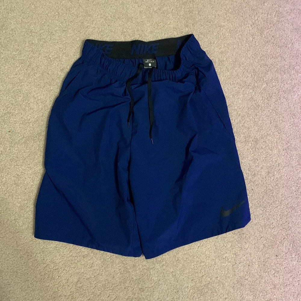 Vintage 7” Nike Inteam Mens Small Navy Blue